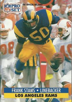 Frank Stams Los Angeles Rams 1991 Pro set NFL #205